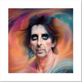 Alice Cooper Portrait Painting Posters and Art